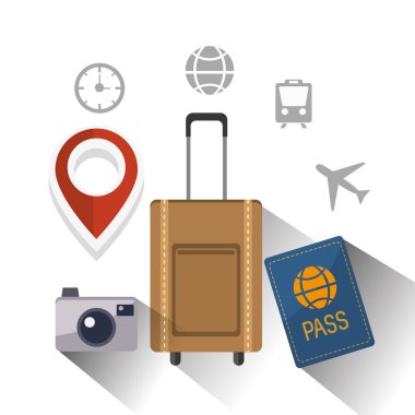seyahat vektör tasarımı