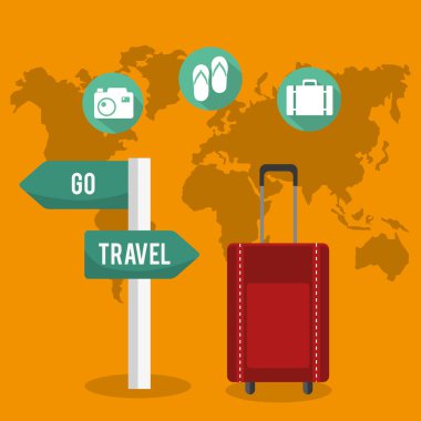 seyahat vektör tasarımı