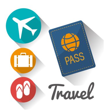 seyahat vektör tasarımı