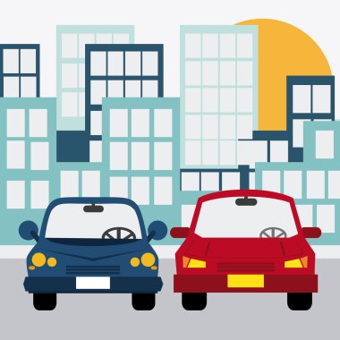 Ulaşım vektör tasarım