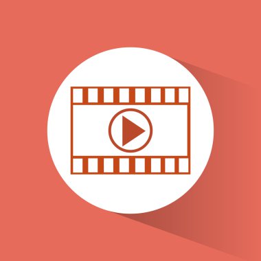 Sinema simgeler vektör tasarımı