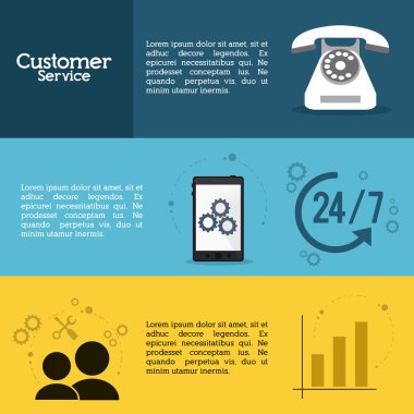 müşteri hizmeti illüstrasyon
