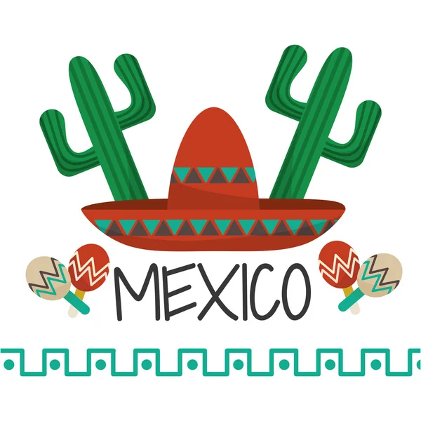 Design de culture mexicaine — Image vectorielle