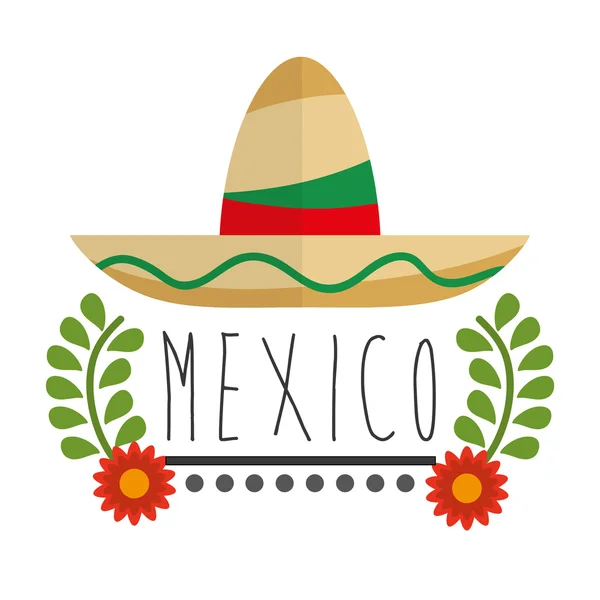 Design de culture mexicaine — Image vectorielle