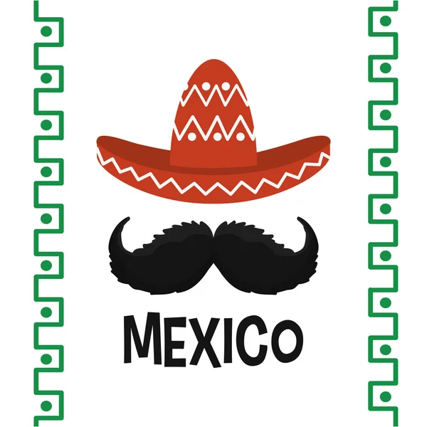 Diseño de cultura mexicana — Vector de stock