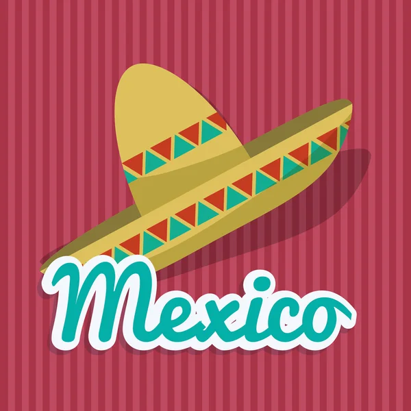 Diseño de cultura mexicana — Vector de stock