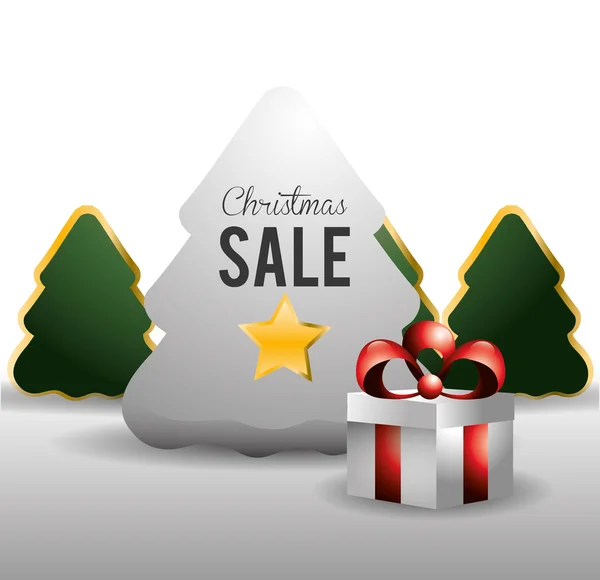 Χριστούγεννα πώληση σχεδιασμού — Διανυσματικό Αρχείο