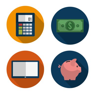 Kar simgeleri tasarım