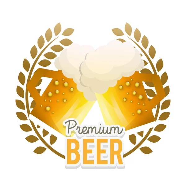 Conception de produits de bière — Image vectorielle