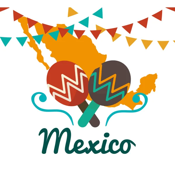 Mexikanska kulturen design — Stock vektor