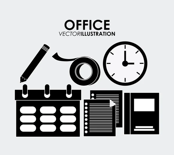 Design de ícone de escritório — Vetor de Stock