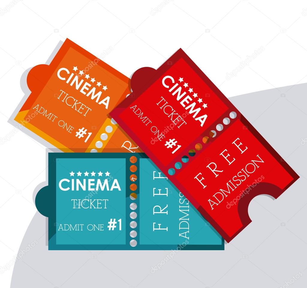 Cinema tickets design