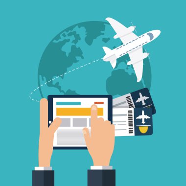 seyahat etmek simge tasarım