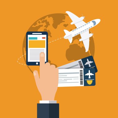 seyahat etmek simge tasarım