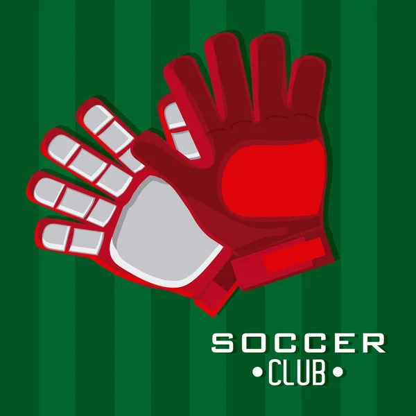 Soccer club design — Stock Vector