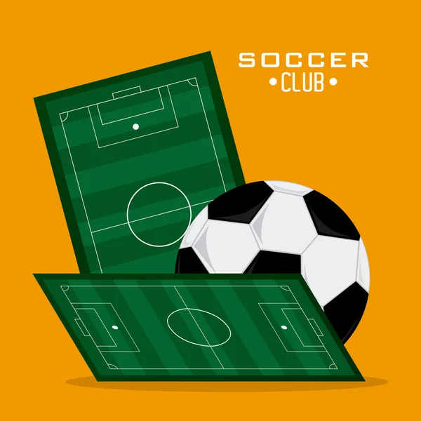 Fußballklubdesign — Stockvektor