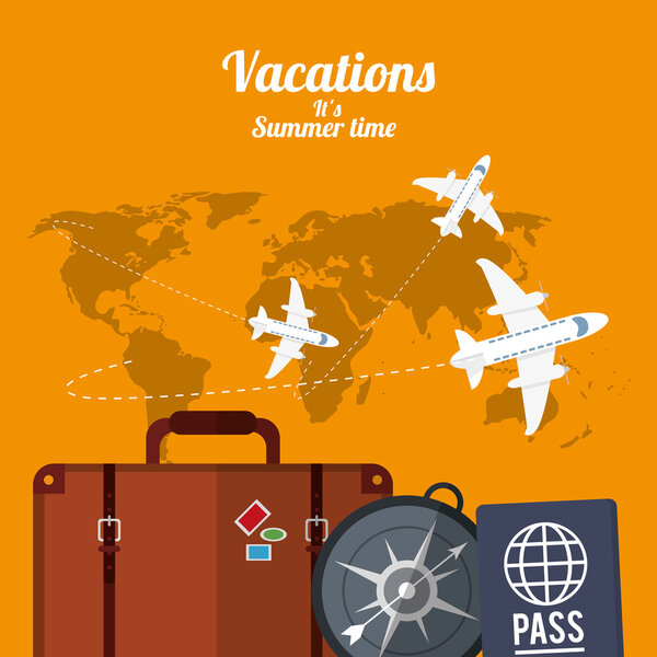 Summer vacations design