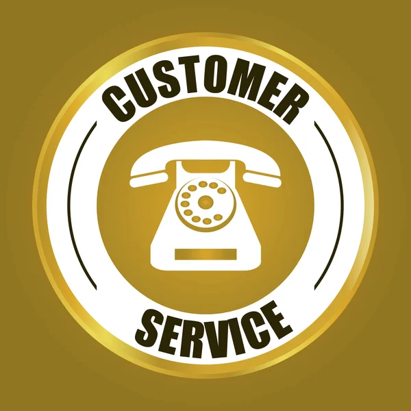 Customer service design — Stock Vector