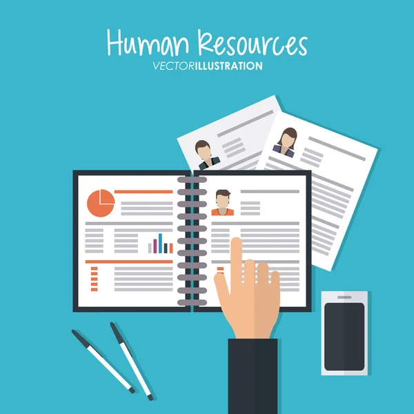 Concepção dos recursos humanos —  Vetores de Stock