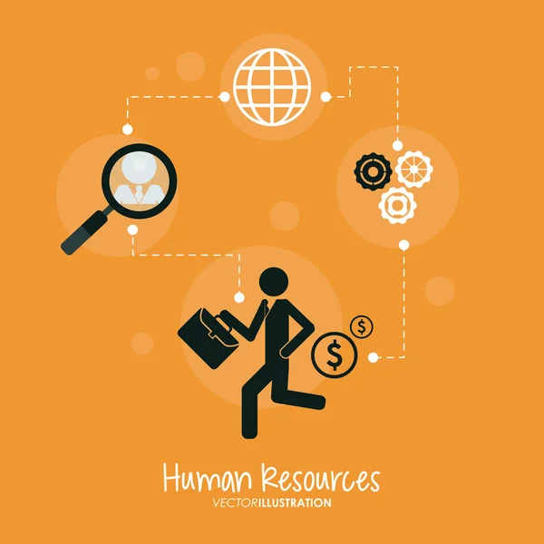 Concepção dos recursos humanos —  Vetores de Stock