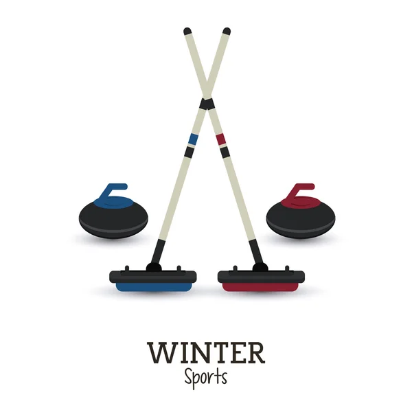 Wintersport-Design — Stockvektor