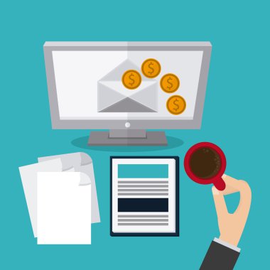 Girişimci tasarım, vektör çizim