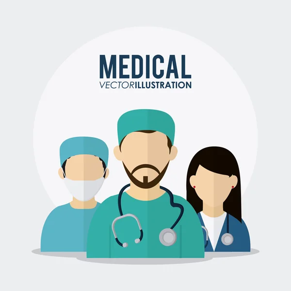 Medicinsk ikoner design, vektor illustration — Stock vektor