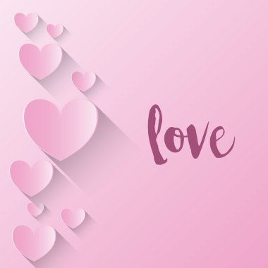 Sevgi ve romantik simgeleri tasarım