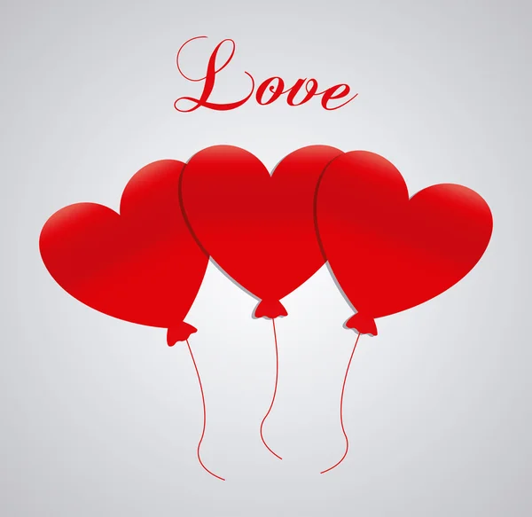 Miłość i projekt romantyczny ikony — Wektor stockowy