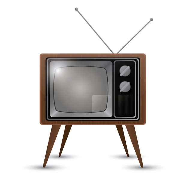 Diseño de televisión retro — Vector de stock