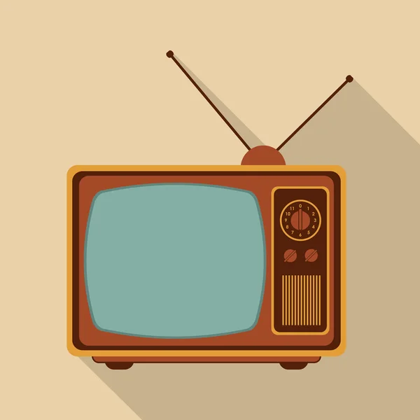 复古电视设计 — 图库矢量图片