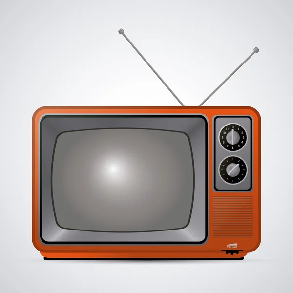 レトロなテレビ デザイン — ストックベクタ