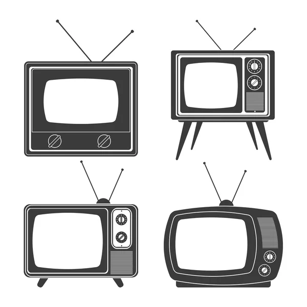 Conception de télévision rétro — Image vectorielle