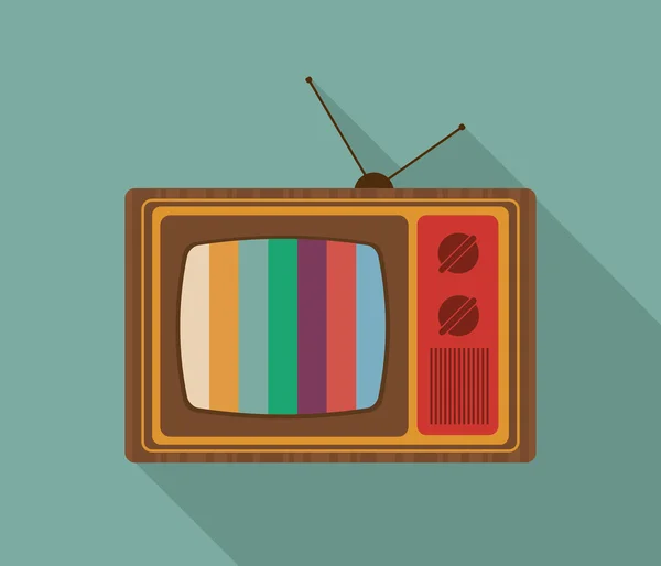 Retro television design — Stock Vector