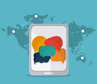 İletişim simgeleri tasarım 