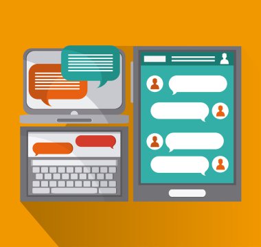 İletişim simgeleri tasarım