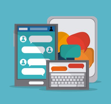 İletişim simgeleri tasarım