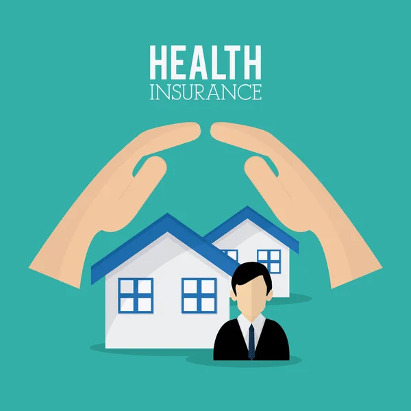 Insurance ikoner design — Stock vektor