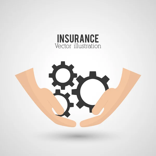 Insurance icons design — Stock Vector