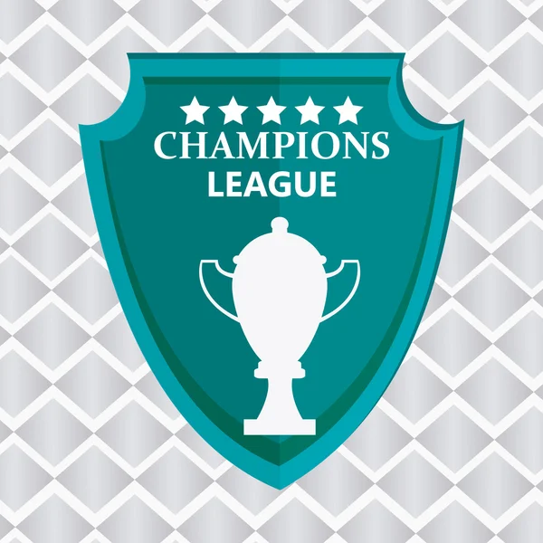 Champions league ontwerp — Stockvector