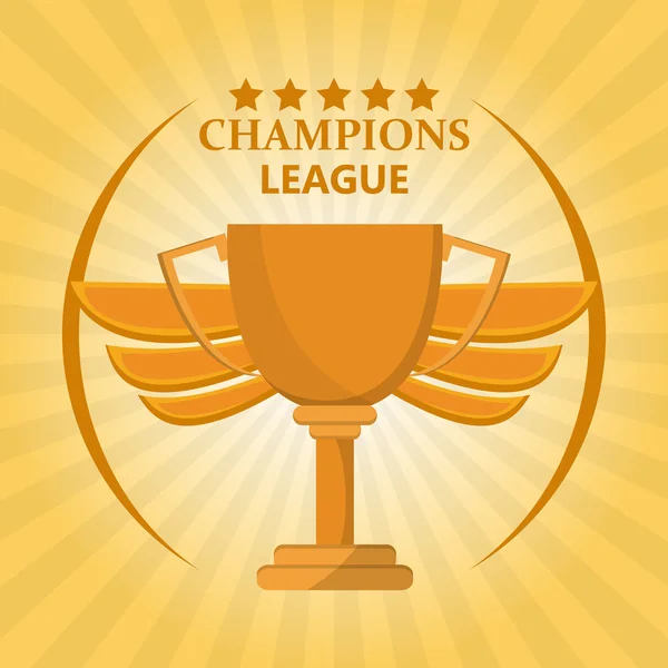 Conception de la ligue des champions — Image vectorielle