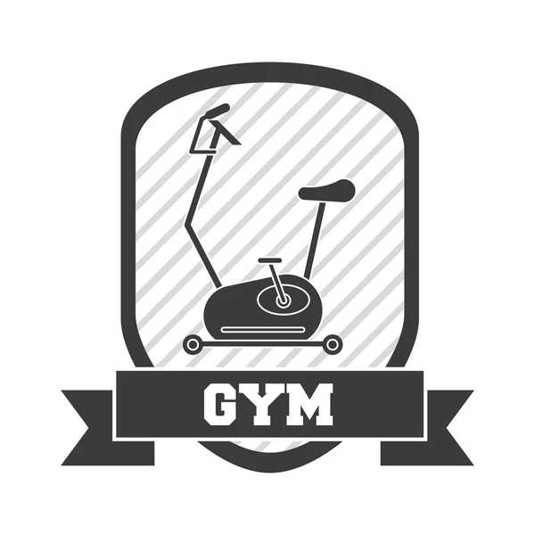 Diseño de iconos de gimnasia y fitness — Vector de stock