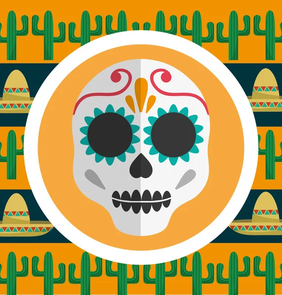 メキシコのランドマーク デザイン — ストックベクタ
