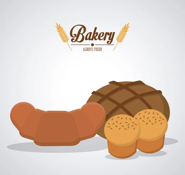 Design icone di panetteria — Vettoriale Stock