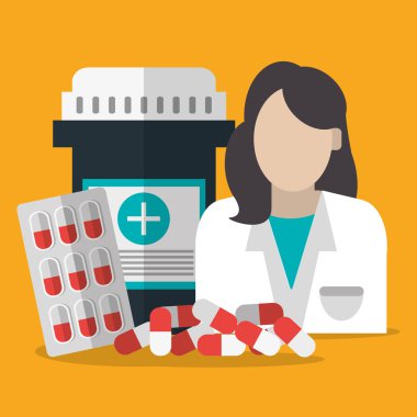 Tıbbi bakım simgeleri tasarım