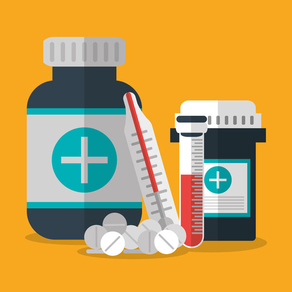 Medical care icons design