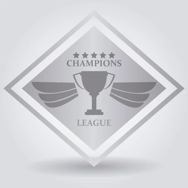 Icona del trofeo, illustrazione vettoriale — Vettoriale Stock