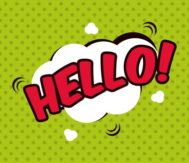 Pop art iletişim simgeleri tasarım