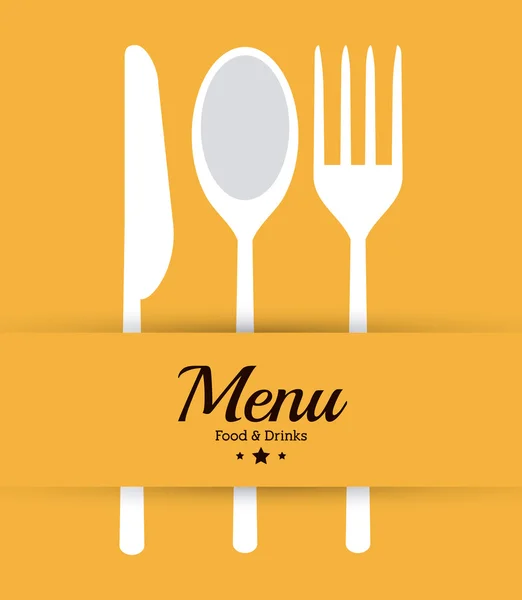 Menu icons design — Stock Vector