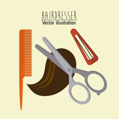 Kuaför simgeleri tasarım